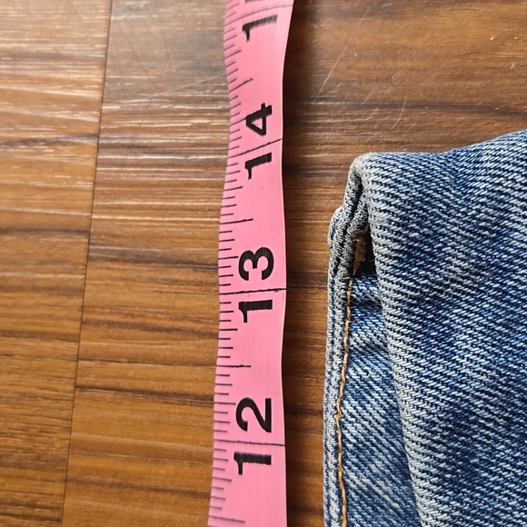 Candice/MOTHER High Waisted Looker Crop Blue Jeans Sz 27 - Picture 11 of 14